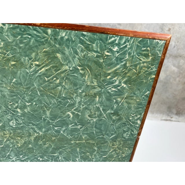 1910s Antique Handmade Wood Accent Table For Sale - Image 5 of 11