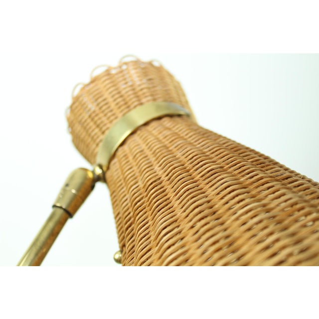 Brown Kiwi Floor Lamp by J. T. Kalmar for Kalmar, 1940s For Sale - Image 8 of 18