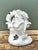 Off-white Vintage Abstract Floral Studio Pottery Vase For Sale - Image 8 of 18