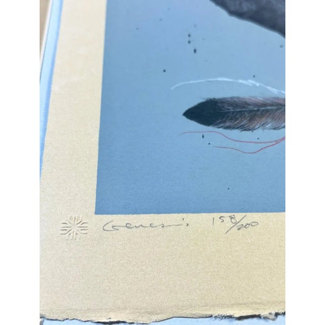 Frank Howell "Genesis" 1983 Hand-Colored Lithograph, Signed and Numbered 158/200, With Certificate For Sale - Image 4 of 7