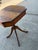 Vintage Federal Revival Wood Pedestal Side Table With Traditional Carved Details For Sale - Image 12 of 12