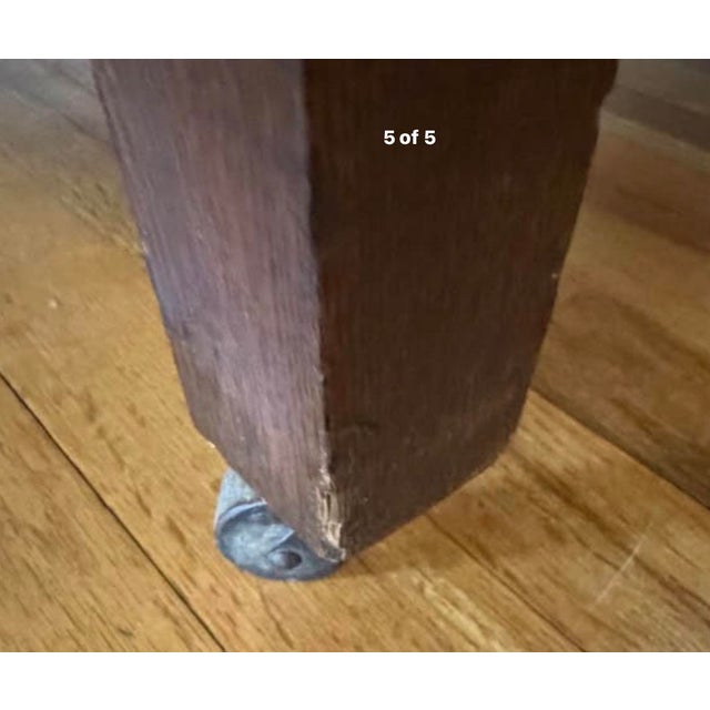 American Antique Solid Oak 4-Drawer Dresser (Circa 1900) For Sale - Image 3 of 4