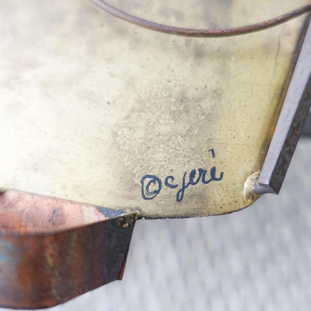 Brutalist Boat with Harbour Village Wall Sculpture by Curtis Jeré for Artisan House, USA, 1970s For Sale - Image 9 of 14