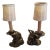 L. Chalon Art Nouveau Nude Figural Bronze Table Lamps - A Pair For Sale