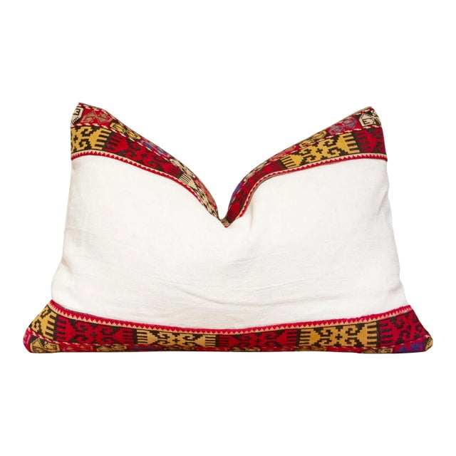 Azin Antique Lakai Tribe Linen Pillow For Sale
