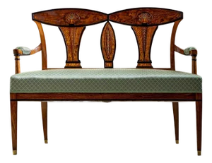 19th Century Empire Bench, Vienna