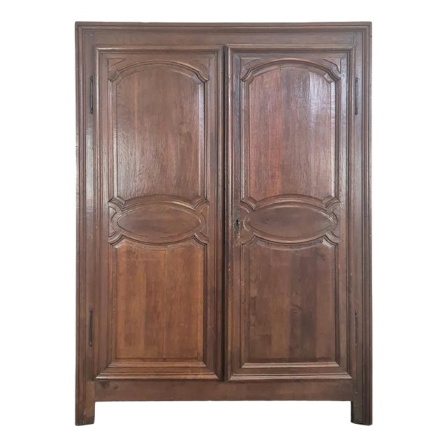 Vintage Wardrobe in Oak For Sale