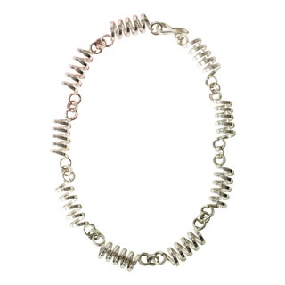 Silver Collier by Cecilia Johansson, 2002 For Sale
