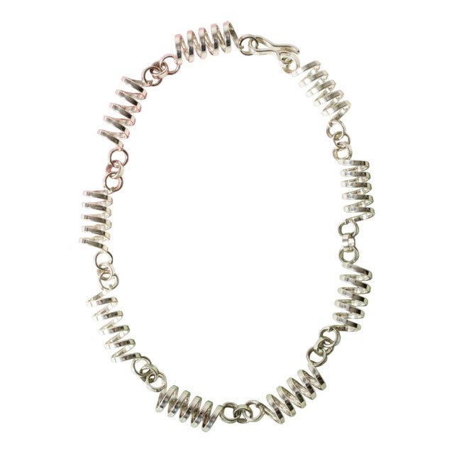 Silver Collier by Cecilia Johansson, 2002 For Sale