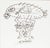 Robert COMBAS (born 1957), French artist Self-portrait and fantastic creature, 2006 Original drawing made on the cover...