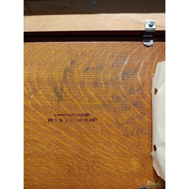 Wood Emma Muller -19th C. Portrait of a Young Blonde W/A Furry Hat-Oil Painting For Sale - Image 7 of 9