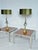 Large Italian Hollywood Regency Side Tables in Chrome, Brass and Burr Elm, 1970s, Set of 2 For Sale - Image 6 of 18