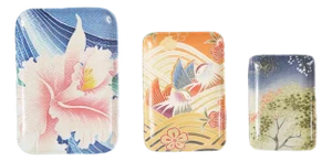 Kimono Trays, Set of 3