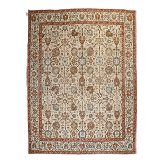 Antique Decorative Tabriz Rug Rug For Sale