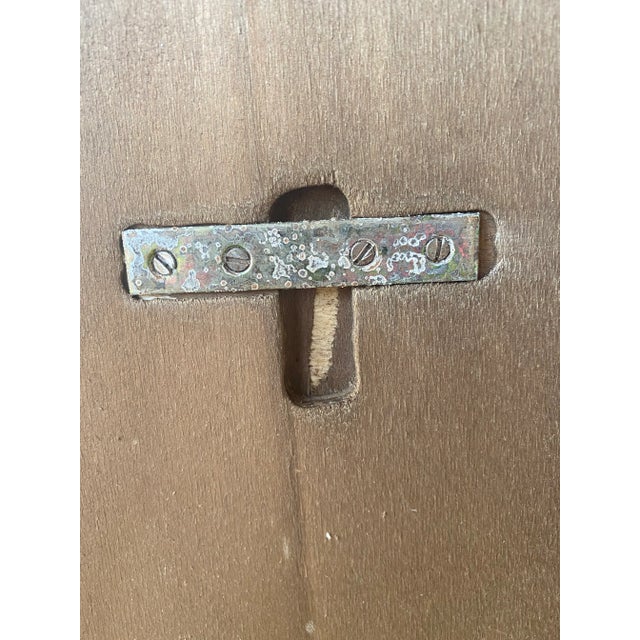 Metal 1960 Mid Century Italian Round Wall Mirror, Italy For Sale - Image 7 of 8