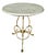 1970s 1970s Italian Brass Accent Table With Marble Top For Sale - Image 5 of 5
