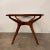 Metal Vintage Round Teak Wood Dining Table For Sale - Image 7 of 10