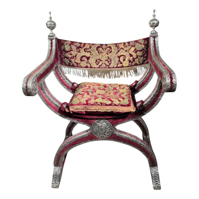 Mexican Colonial Silver Armchairs, 1750s, Set of 2 For Sale