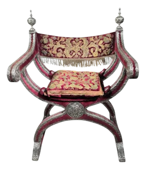 Mexican Colonial Silver Armchairs, 1750s, Set of 2