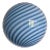Contemporary Blue and White Sphere Pendant in Murano Glass For Sale