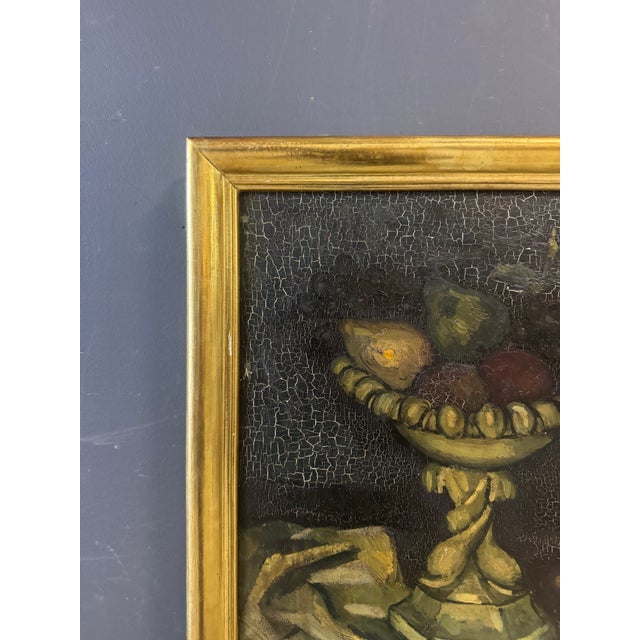Late 19th Century 19th Century Oil Painting “Still Life” Unsigned. For Sale - Image 5 of 6