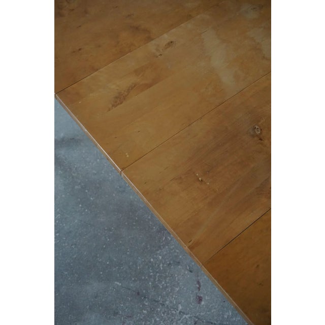 Danish Desk or Extendable Dining Table in Birch by Philip Arctander, 1940s For Sale - Image 9 of 14