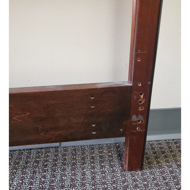 1970s National MtAiry Furniture Flame Mahogany Full Size Headboard For Sale In Washington DC - Image 6 of 8