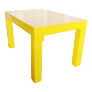 1970s Kartell Style Parsons Side Table For Sale