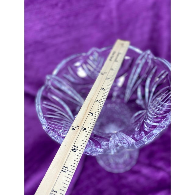 Shannon Godinger Lead Crystal Trumpet Vase Chairish