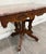 Wood Antique Victorian Eastlake Marble Top Walnut Parlor Table For Sale - Image 7 of 14