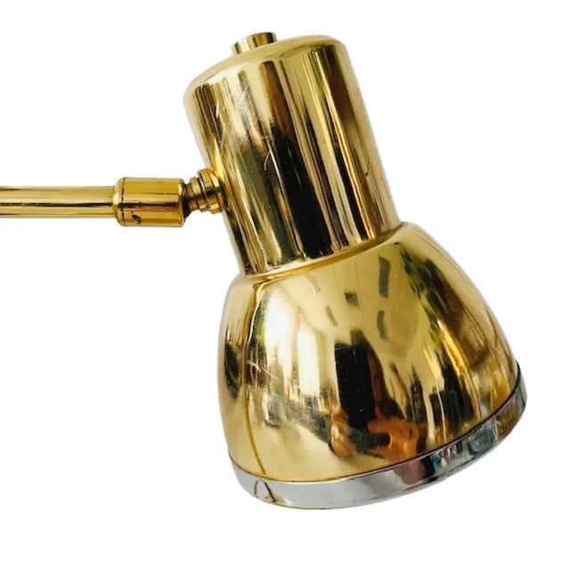 Metal Vintage Table Lamp by S.A. Boulanger, 1970s For Sale - Image 7 of 9