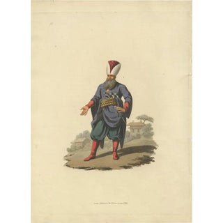 Thomas M'Lean, Police Officer from the Military Costume of Turkey, 1818, Paper For Sale