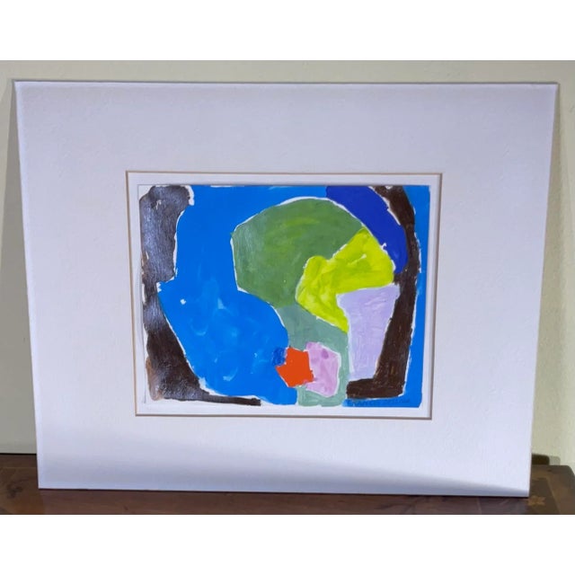 Small Abstract Watercolour Painting by Frances Desloge For Sale - Image 10 of 10