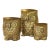 Vintage Brass Owl Set of 3 BoHo MCM Retro For Sale