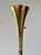 Laurel Lamp Company 1960s Sculptural Fluted Brass Floor Lamp by Laurel Lamp Company, Surface Patina For Sale - Image 4 of 9