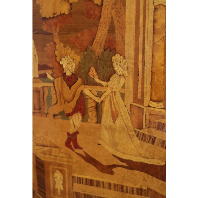 1990s Empire Style Inlaid Secretaire, 1990s For Sale - Image 5 of 17