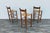 1970s Set of 6 Danish Modern Style Solid Wood Bar Stools With Woven Rush Seats For Sale - Image 9 of 12