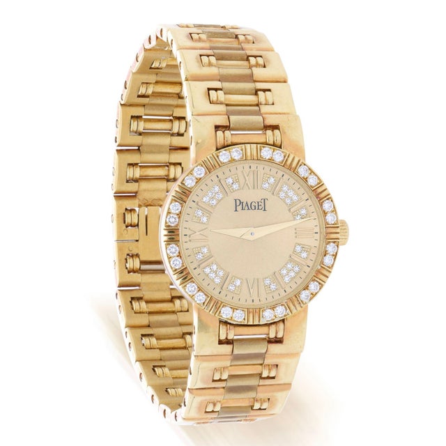 2020s Piaget Dancer 125th Anniversary Limited Edition Diamond 18k Gold Watch For Sale - Image 5 of 14