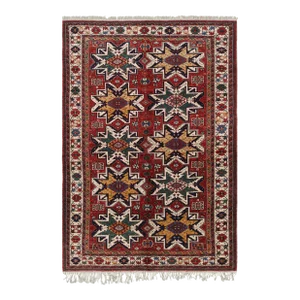 Vintage Turkish Rug in Red With Medallions by Rug & Kilim