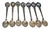 Spoons with Cities of Portugal, Set of 7 For Sale