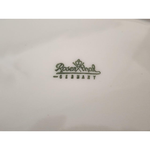 Platinum 1960s Rosenthal Evensong Estate Set White Porcelain Platinum Dinnerware Service for 12 - 75pcs For Sale - Image 8 of 14