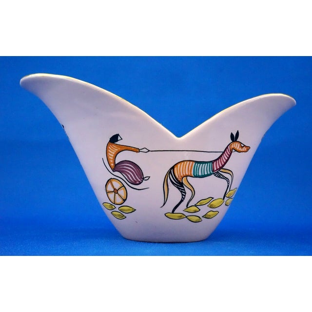 20th Century Art Deco Ceramic Vase by Serafino Volpi for Grazia Deruta, Italy, 1920s For Sale - Image 9 of 18