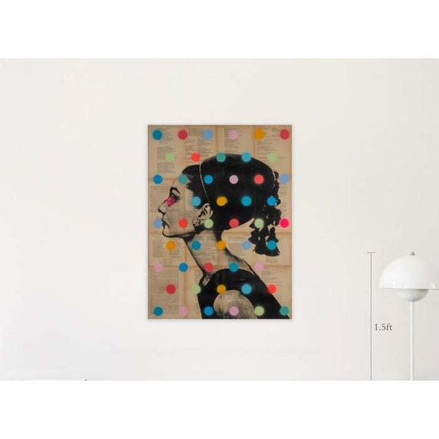 Audrey Hepburn Pop Art. Acrylic and silkscreen on wood. Ready to hang with signature at the back.