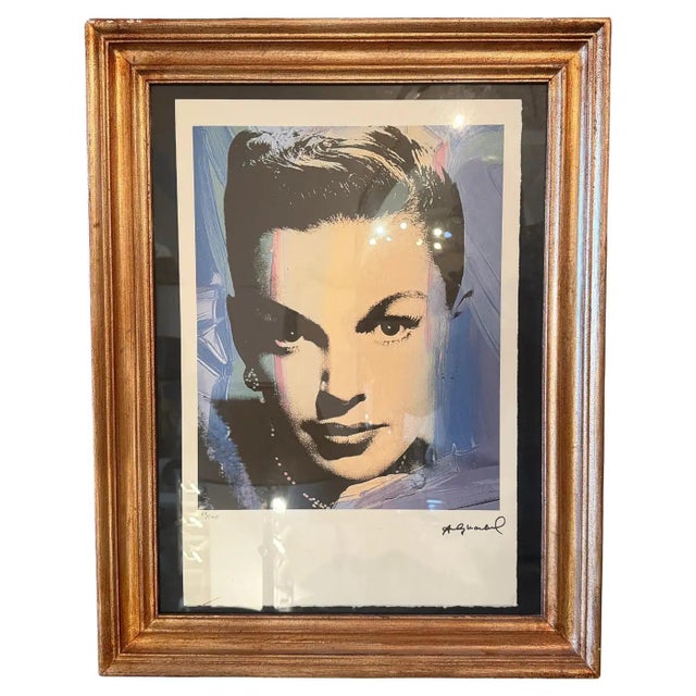 Pop Art 21st Century Framed 45/100 Judy Garland Lithography by A. Warhol For Sale - Image 3 of 11
