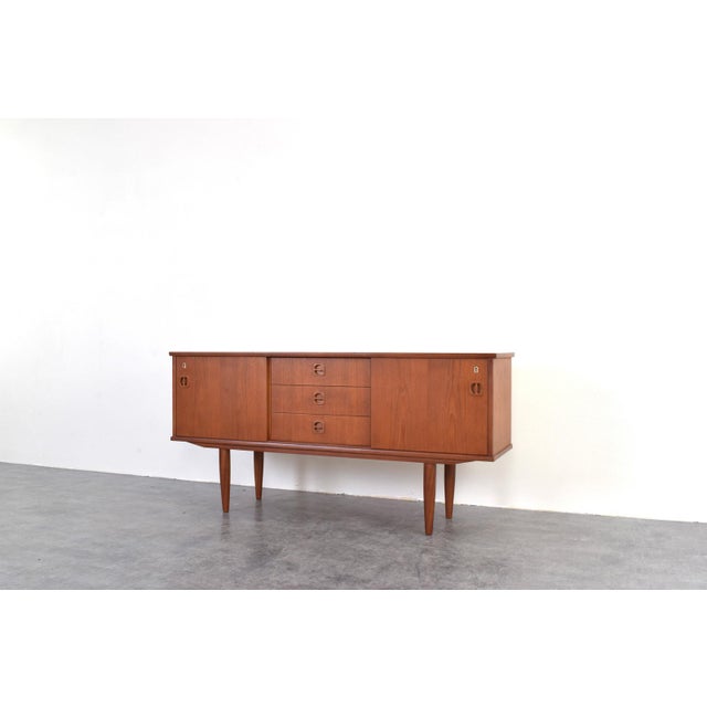 Mid-Century Danish Teak Sideboard, 1960s For Sale - Image 9 of 18