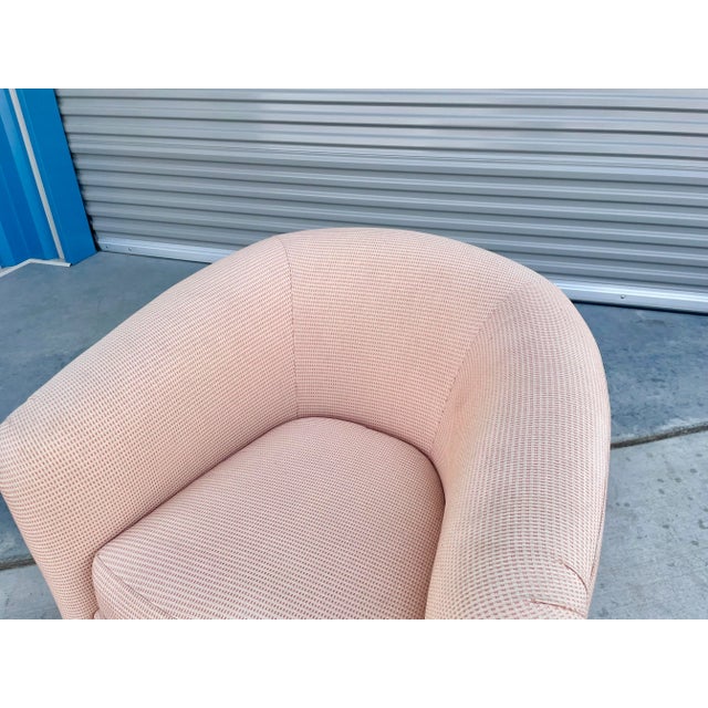 1960s Mid Century Swivel Lounge Chairs - Set of 2 For Sale - Image 12 of 13