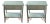 Thomasville Allegro Faux Bamboo Nightstands - A Pair For Sale