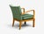 Swedish Modern, Lounge Chairs, Hardwood, Fabric, Sweden, 1940s For Sale - Image 11 of 11