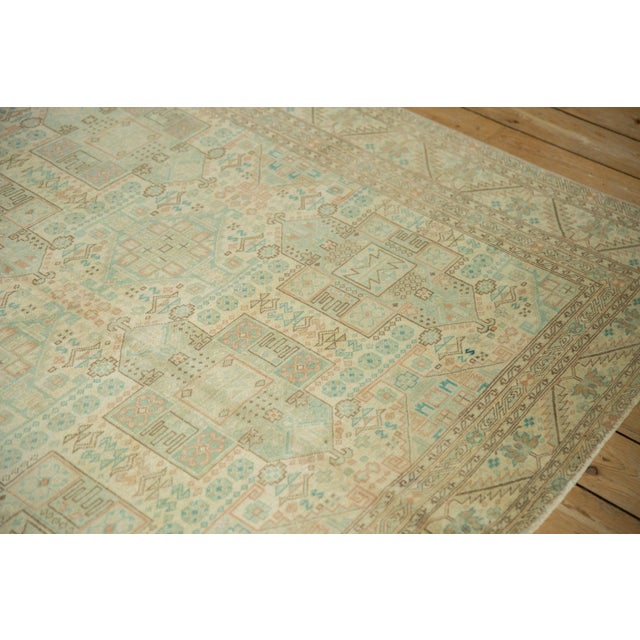 Ivory Vintage Distressed Sparta Carpet - 6'4" x 9'6" For Sale - Image 8 of 11