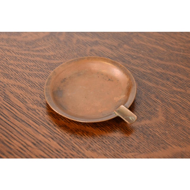 Roycroft Arts & Crafts Copper Ashtray or Catchall For Sale - Image 11 of 11